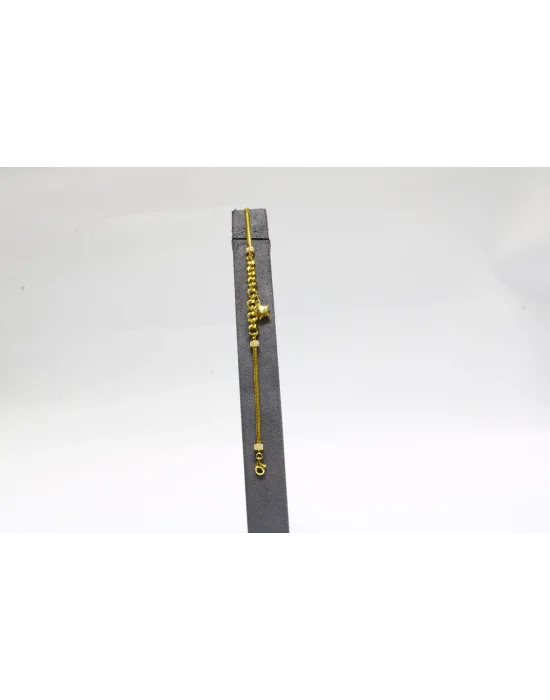 14 Ayar Altın Bileklik Künye Özel Tasarım Model 3.71 GR KNY4192
