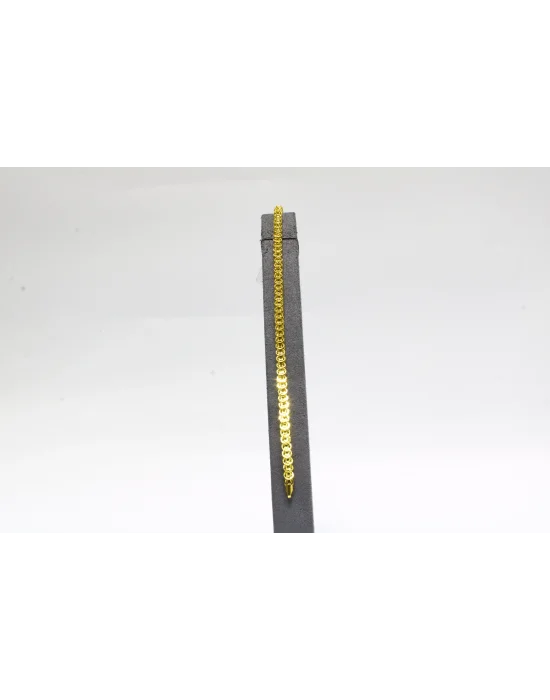 14 Ayar Altın Bileklik Künye Özel Tasarım Model 4.23 GR KNY3240