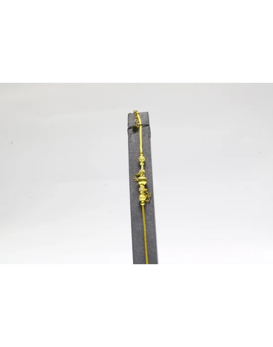 14 Ayar Altın Bileklik Künye Özel Tasarım Model 5.51 GR KNY3717