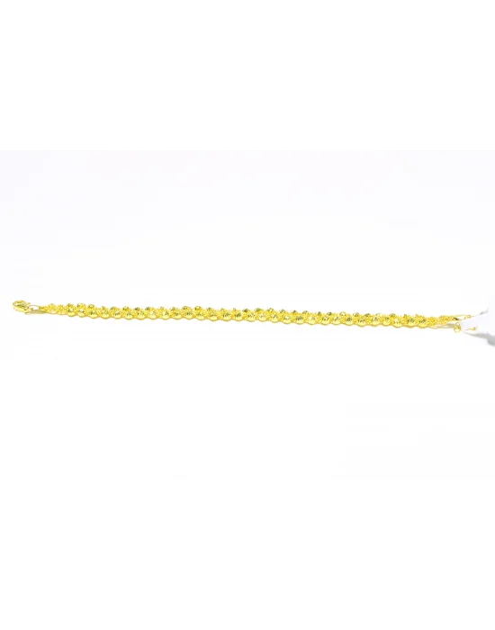 14 Ayar Altın Bileklik Künye Özel Tasarım Model 7.35 GR KNY3769