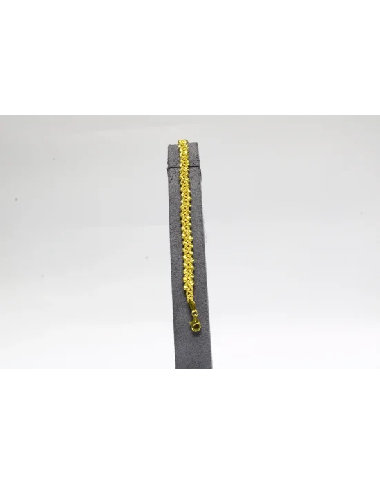14 Ayar Altın Bileklik Künye Özel Tasarım Model 7.35 GR KNY3769