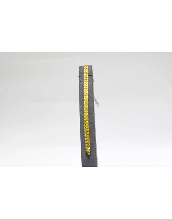 14 Ayar Altın Bileklik Künye Özel Tasarım Model 8.17 GR KLP0263
