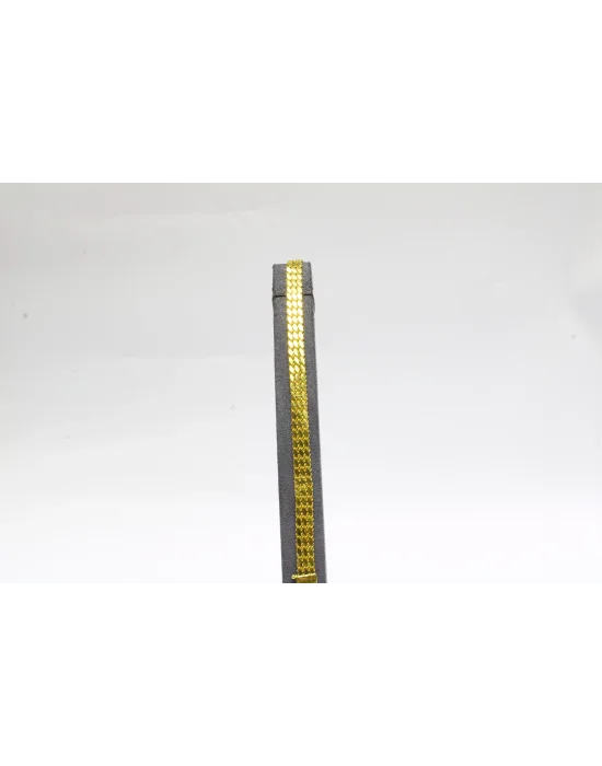 14 Ayar Altın Bileklik Künye Özel Tasarım Pullu Model 9.84 GR KNY2628