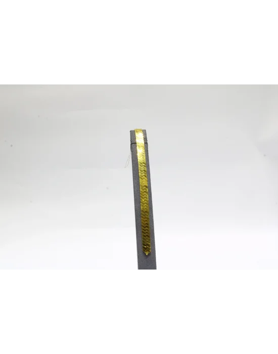 14 Ayar Altın Bileklik Künye Özel Tasarım Simgeli Model 10.16 GR KNY2077