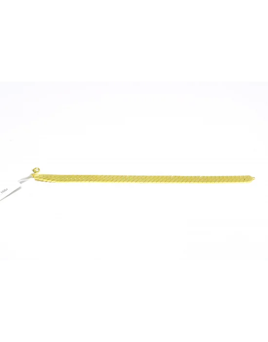 14 Ayar Altın Bileklik Künye Özel Tasarım Simgeli Model 10.16 GR KNY2077