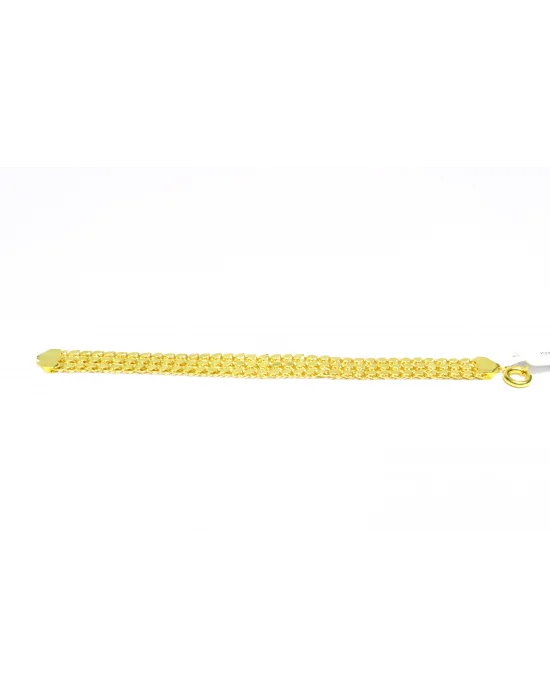 14 Ayar Altın Bileklik Künye Özel Tasarım Simgeli Model 10.46 GR KNY1680
