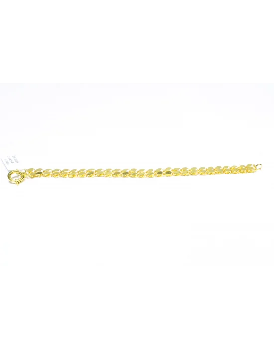 14 Ayar Altın Bileklik Künye Özel Tasarım Simgeli Model 11.14 GR KNY4154
