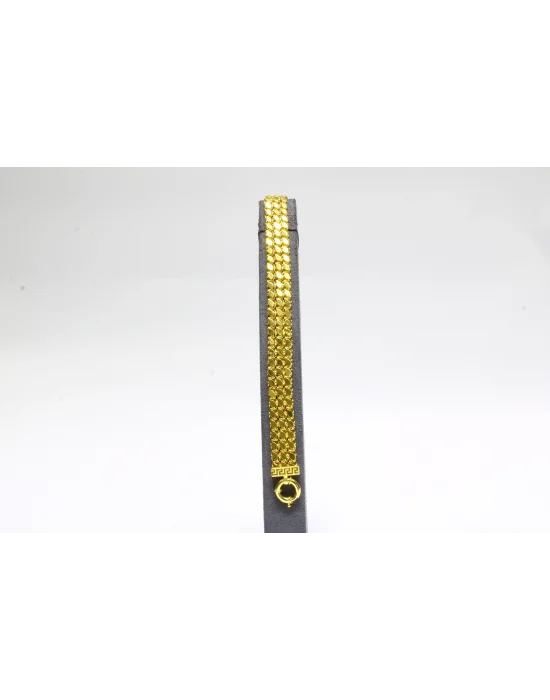14 Ayar Altın Bileklik Künye Özel Tasarım Simgeli Model 12.35 GR KLY1714