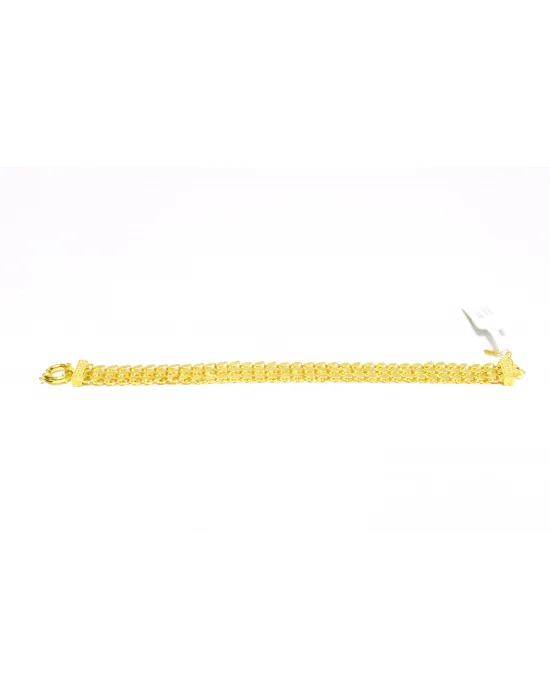 14 Ayar Altın Bileklik Künye Özel Tasarım Simgeli Model 12.35 GR KLY1714
