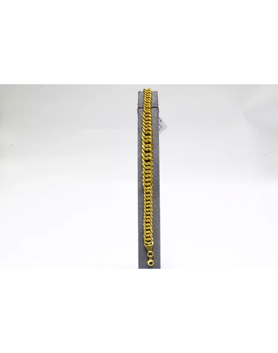 14 Ayar Altın Bileklik Künye Özel Tasarım Zincir Modeli 10.38 GR KNY3951