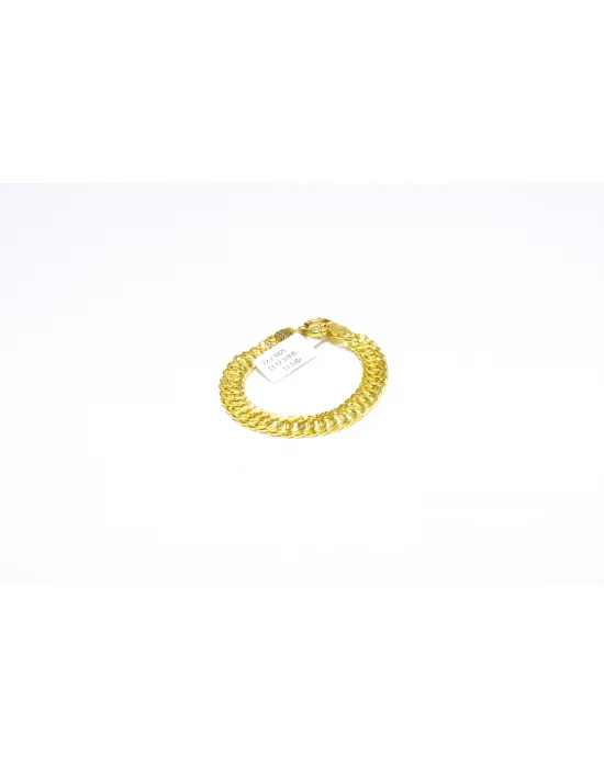 14 Ayar Altın Bileklik Künye Özel Tasarım Zincir Modeli 11.53 GR KNY3547