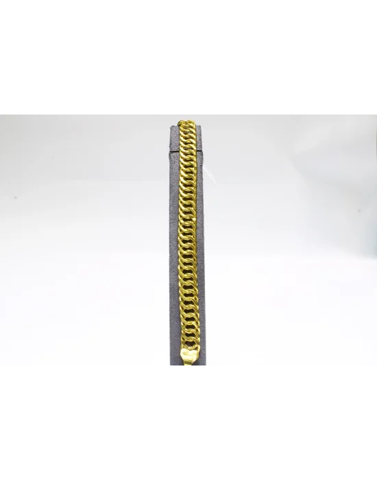 14 Ayar Altın Bileklik Künye Özel Tasarım Zincir Modeli 11.53 GR KNY3547