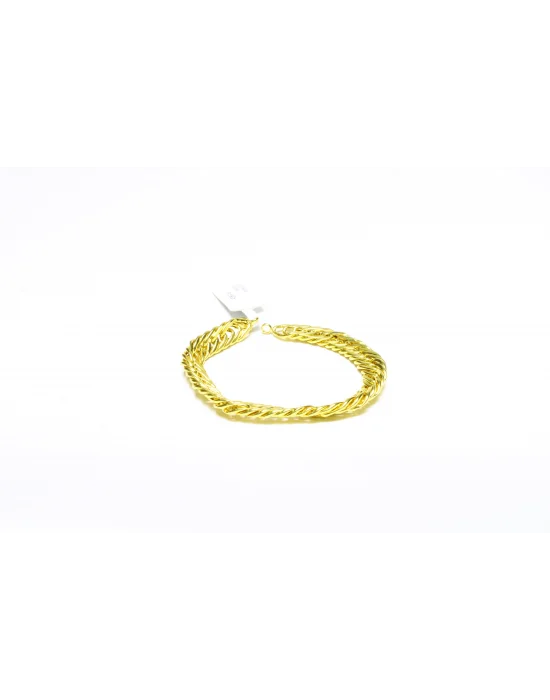 14 Ayar Altın Bileklik Künye Özel Tasarım Zincirli Model 9.58 GR KNY2555