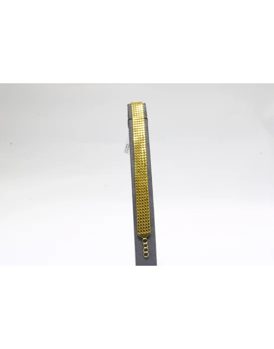 14 Ayar Altın Bileklik Künye Özel Tasarım Pullu Model 12.17 GR KNY2237