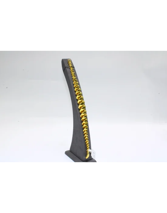 14 Ayar Altın Bileklik Künye Sarmal Burma Modeli 16.29 GR KNY2442