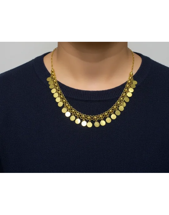14 Ayar Altın Kolye 40 CM 11.25 GR KSN0088
