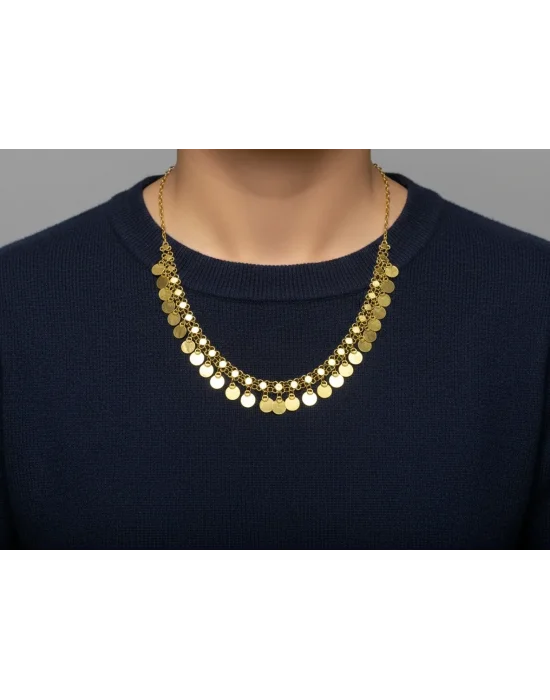 14 Ayar Altın Kolye 40 CM 9.6 GR KNS0026