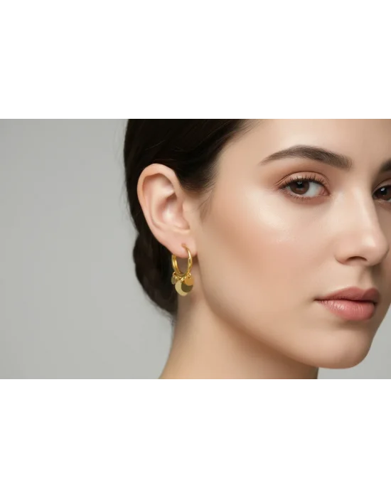 14 Ayar Altın Küpe 3.5 GR KPE6555