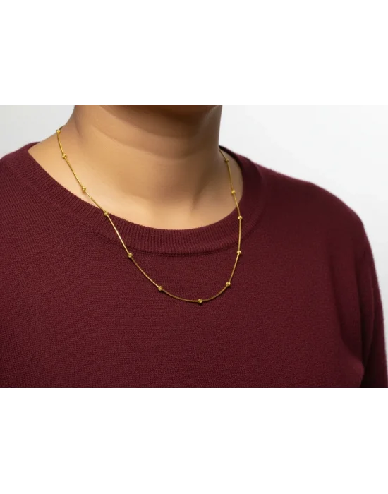 14 Ayar Altın Zincir Kolye 45 CM 4.24 GR KLY4605