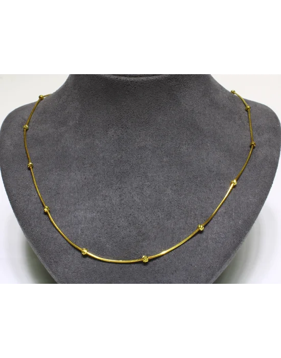 14 Ayar Altın Zincir Kolye 45 CM 4.24 GR KLY4605