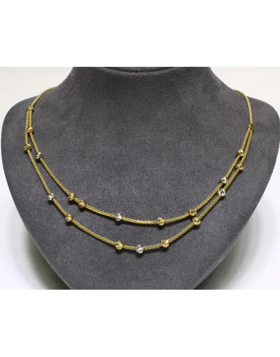 14 Ayar Altın Zincir Kolye 45 CM 8.05 GR KLY4494