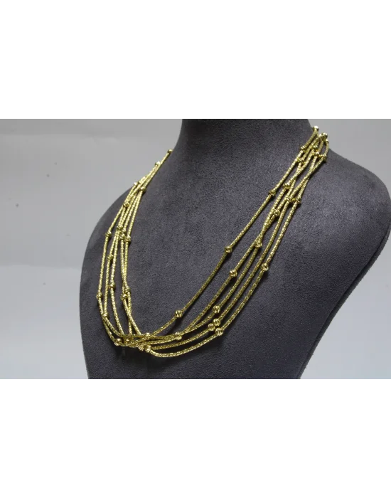14 Ayar Altın Zincir Kolye 50 CM 17.26 GR SET0008