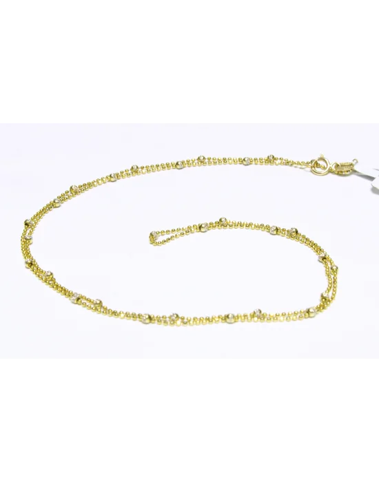 14 Ayar Altın Zincir Kolye 50 CM 2.48 GR KLY4606