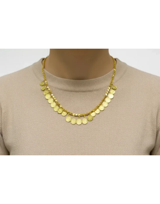 14 Ayar Altın Zincir Kolye 50 CM 25.8 GR KLY3509