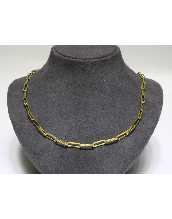 14 Ayar Altın Zincir Kolye 50 CM 6.3 GR BLK0173
