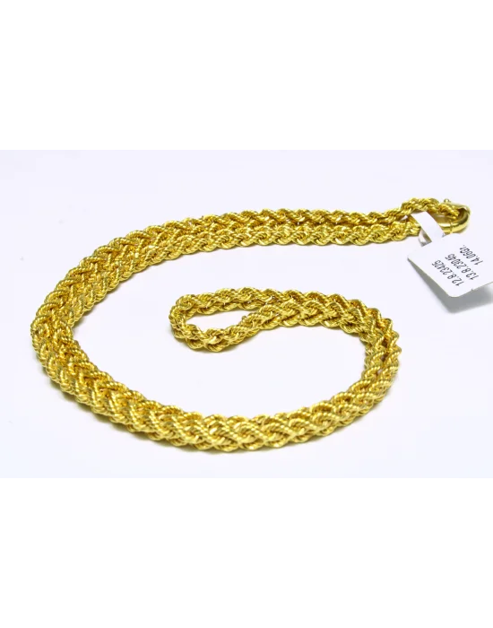14 Ayar Altın Zincir Kolye 55 CM 14.06 GR KLY4233