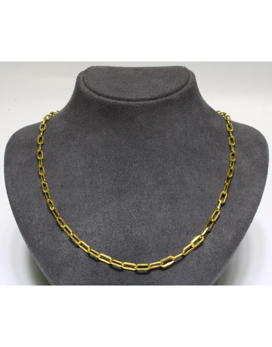 14 Ayar Altın Zincir Kolye 55 CM 5.58 GR ZNC2504