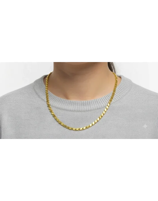 14 Ayar Altın Zincir Kolye 60 CM 11.5 GR KLY4644