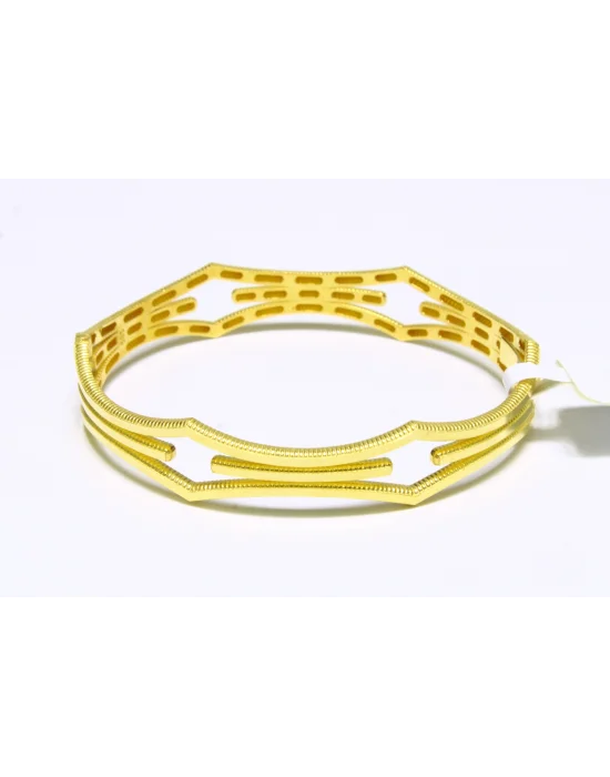 14 Ayar Altın Bileklik Kelepçe Özel Tasarım 9.47 GR KLP2453