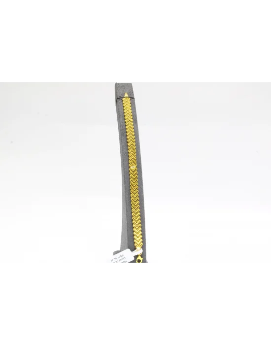 22 Ayar Altın Bileklik Künye Başak Model 17.87 GR KNY3478