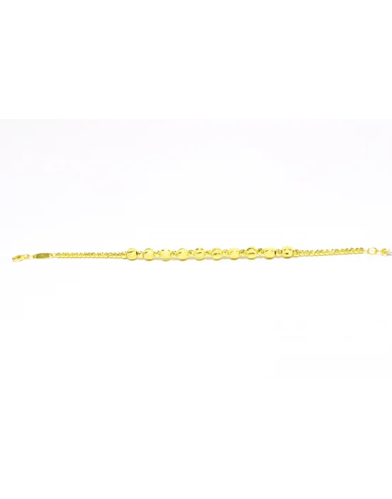 22 Ayar Altın Bileklik Künye Özel Tasarım 10.34 GR KNY2282