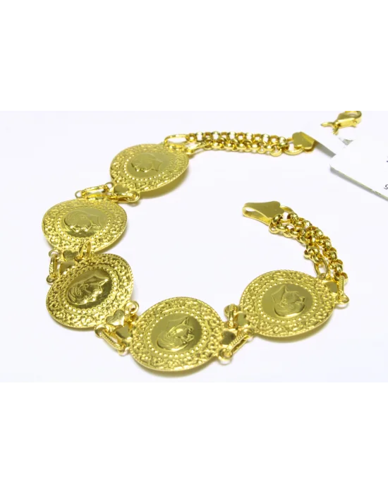 22 Ayar Altın Bileklik Künye Özel Tasarım 10.82 GR KNY1559