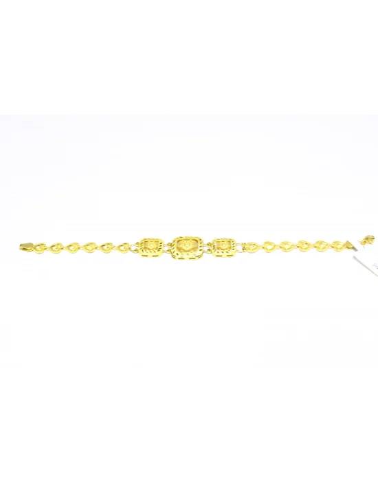 22 Ayar Altın Bileklik Künye Özel Tasarım 14.55 GR KNY3044
