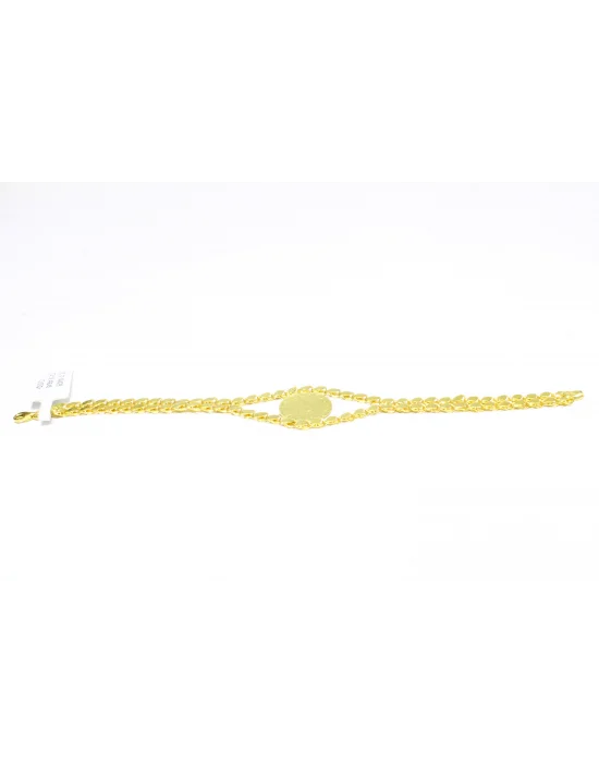 22 Ayar Altın Bileklik Künye Özel Tasarım 14.35 GR KNY4171