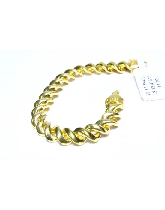 22 Ayar Altın Bileklik Künye Özel Tasarım 14.7 GR KNY4260