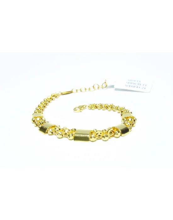 22 Ayar Altın Bileklik Künye Özel Tasarım 15.27 GR KNY2005