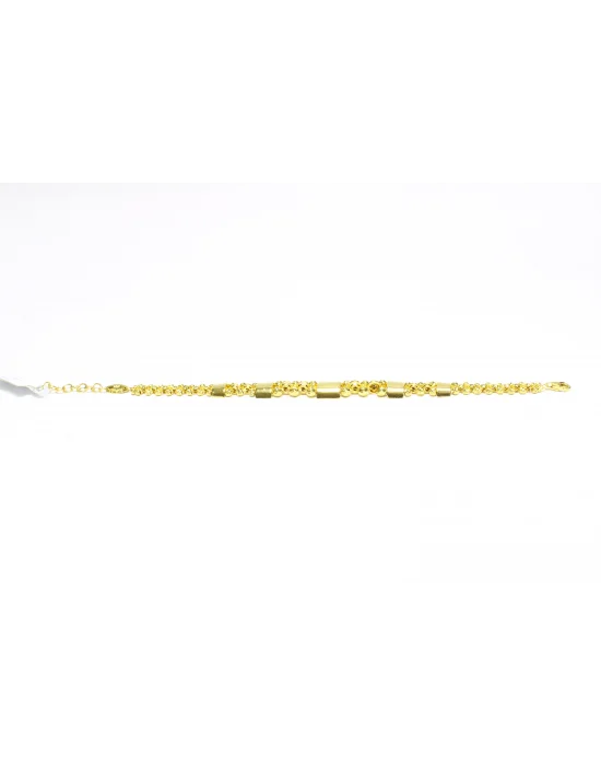 22 Ayar Altın Bileklik Künye Özel Tasarım 15.27 GR KNY2005