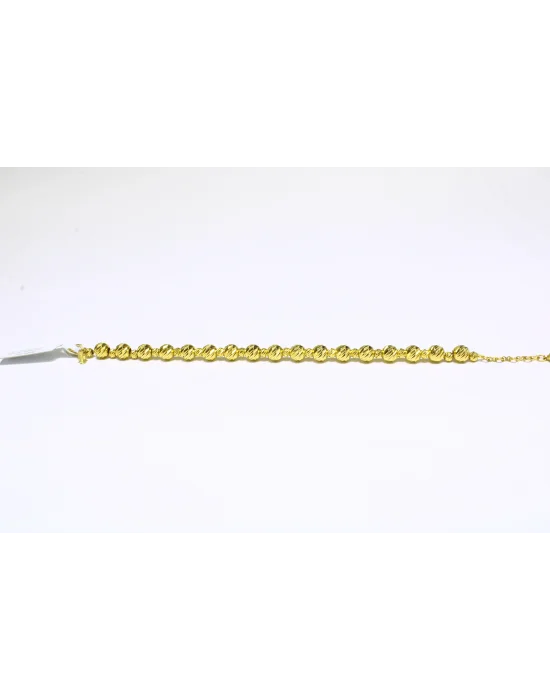 22 Ayar Altın Bileklik Künye Özel Tasarım 16.16 GR KNY3505