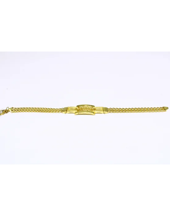 22 Ayar Altın Bileklik Künye Özel Tasarım 16.94 GR KNY2767