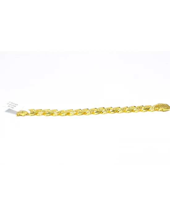 22 Ayar Altın Bileklik Künye Özel Tasarım 20.21 GR MDL4916