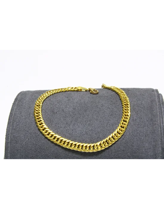 22 Ayar Altın Bileklik Künye Özel Tasarım 3.9 GR KNY4454