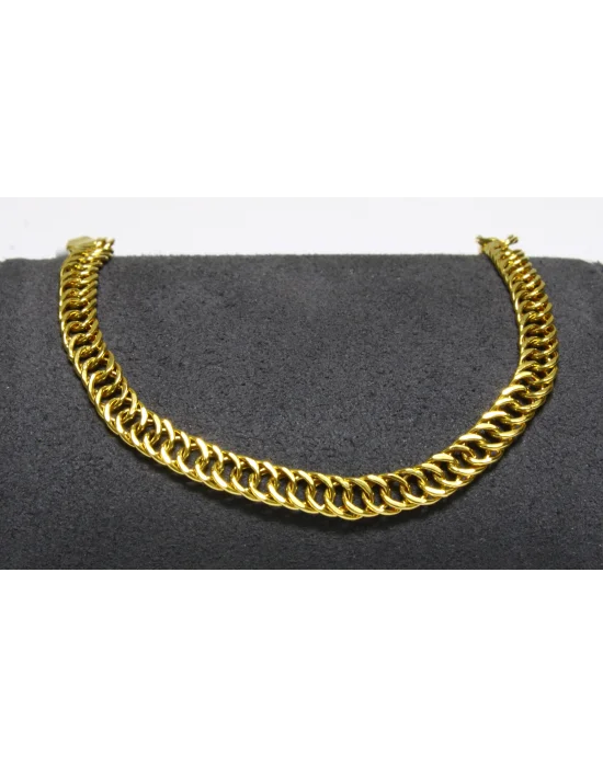 22 Ayar Altın Bileklik Künye Özel Tasarım 3.14 GR KNY4839