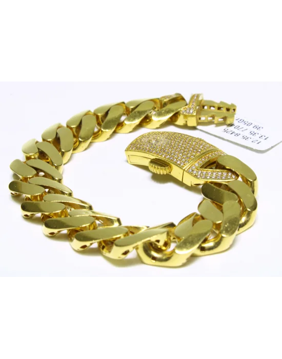 22 Ayar Altın Bileklik Künye Özel Tasarım 39.05 GR KNY4265