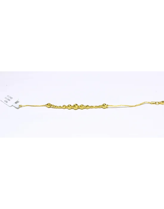 22 Ayar Altın Bileklik Künye Özel Tasarım 4.09 GR KNY4086