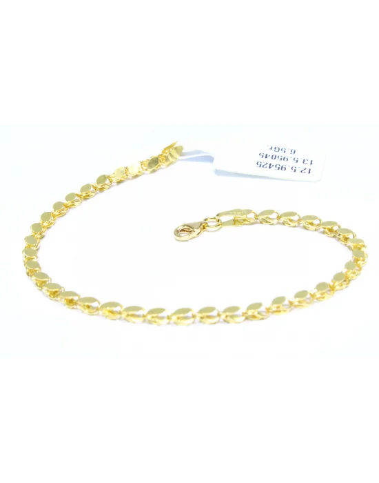 22 Ayar Altın Bileklik Künye Özel Tasarım 6.5 GR KNY4937
