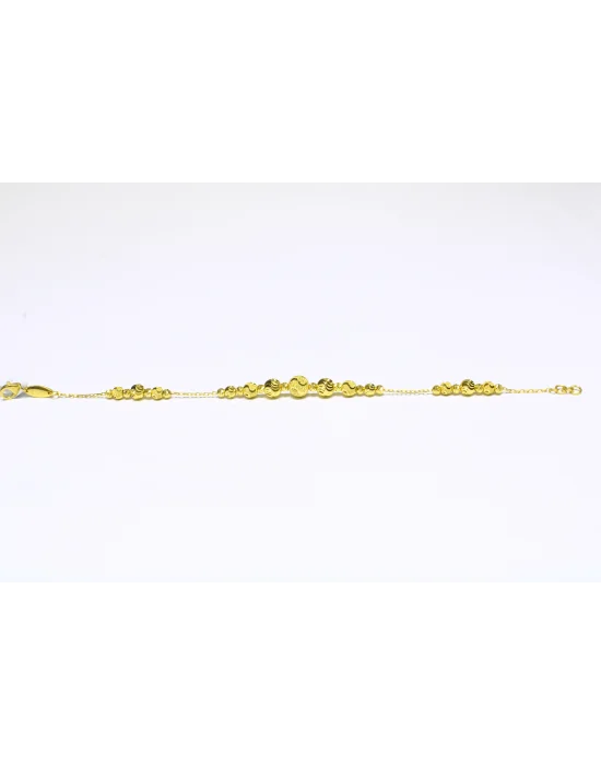 22 Ayar Altın Bileklik Künye Özel Tasarım 7.16 GR KNY3868